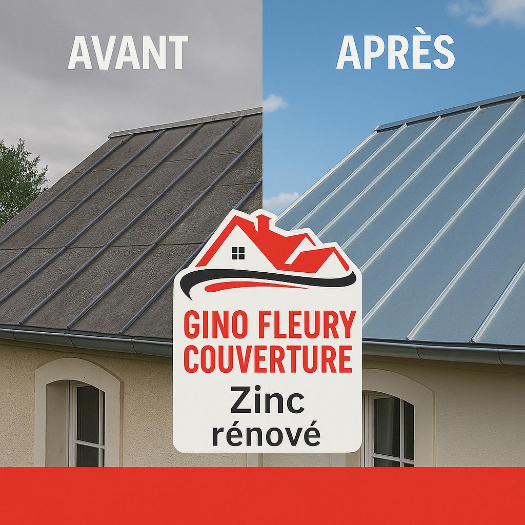 Résultat garanti – remplacement complet de toiture avant / après